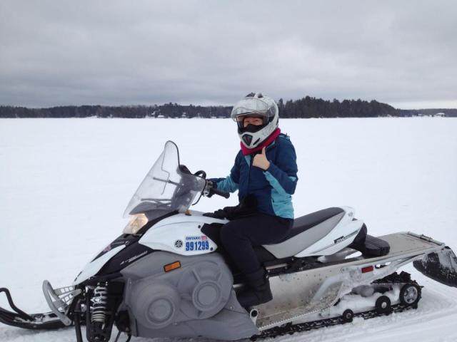 Vyvacious || First time snowmobiling